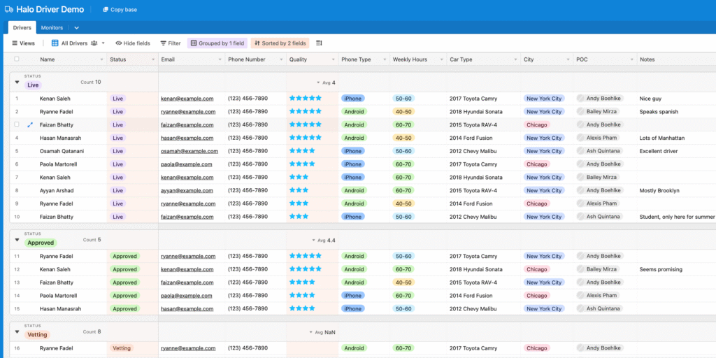 Tous vos leads sur votre CRM airtable